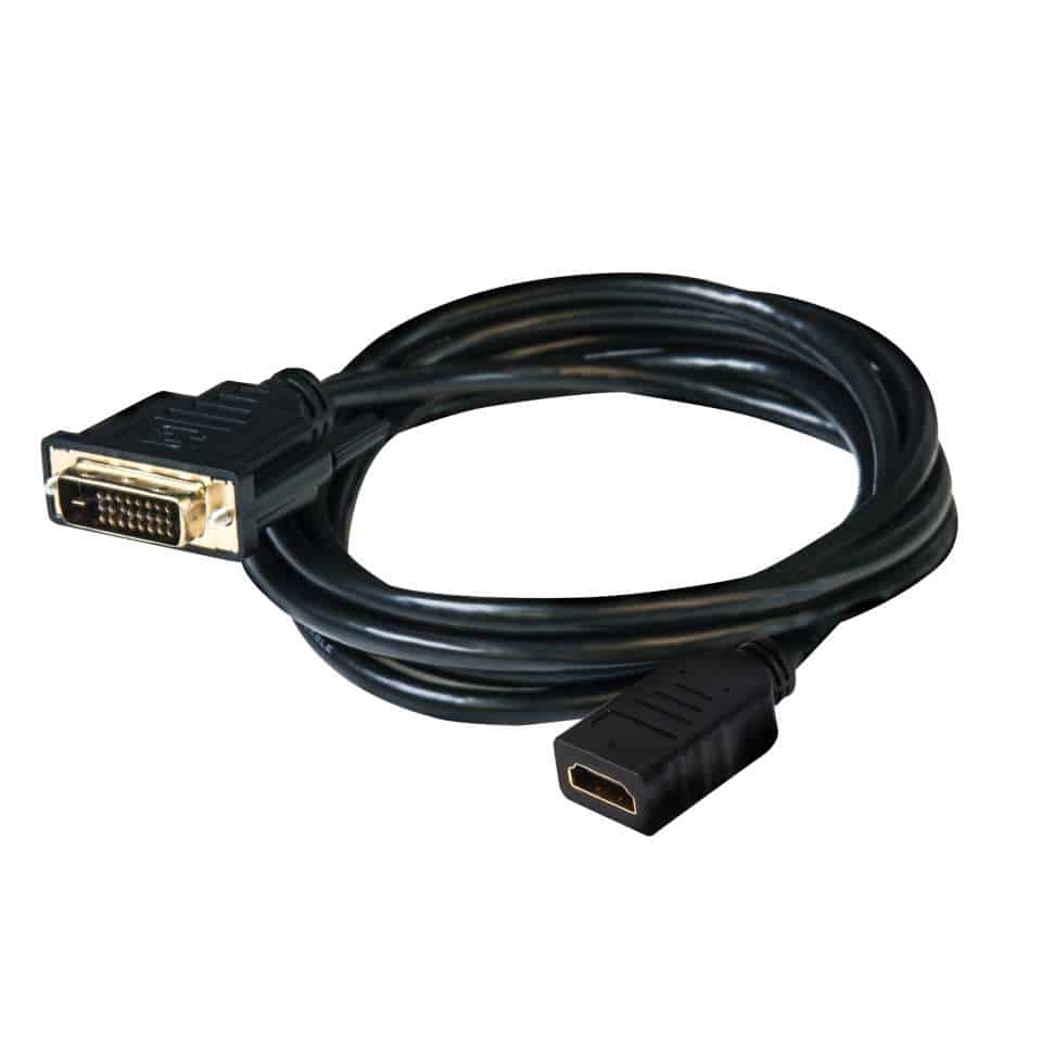 CLUB3D DVI to HDMI 1.4 Cable M/F 2 meter Bidirectional - Afbeelding 4