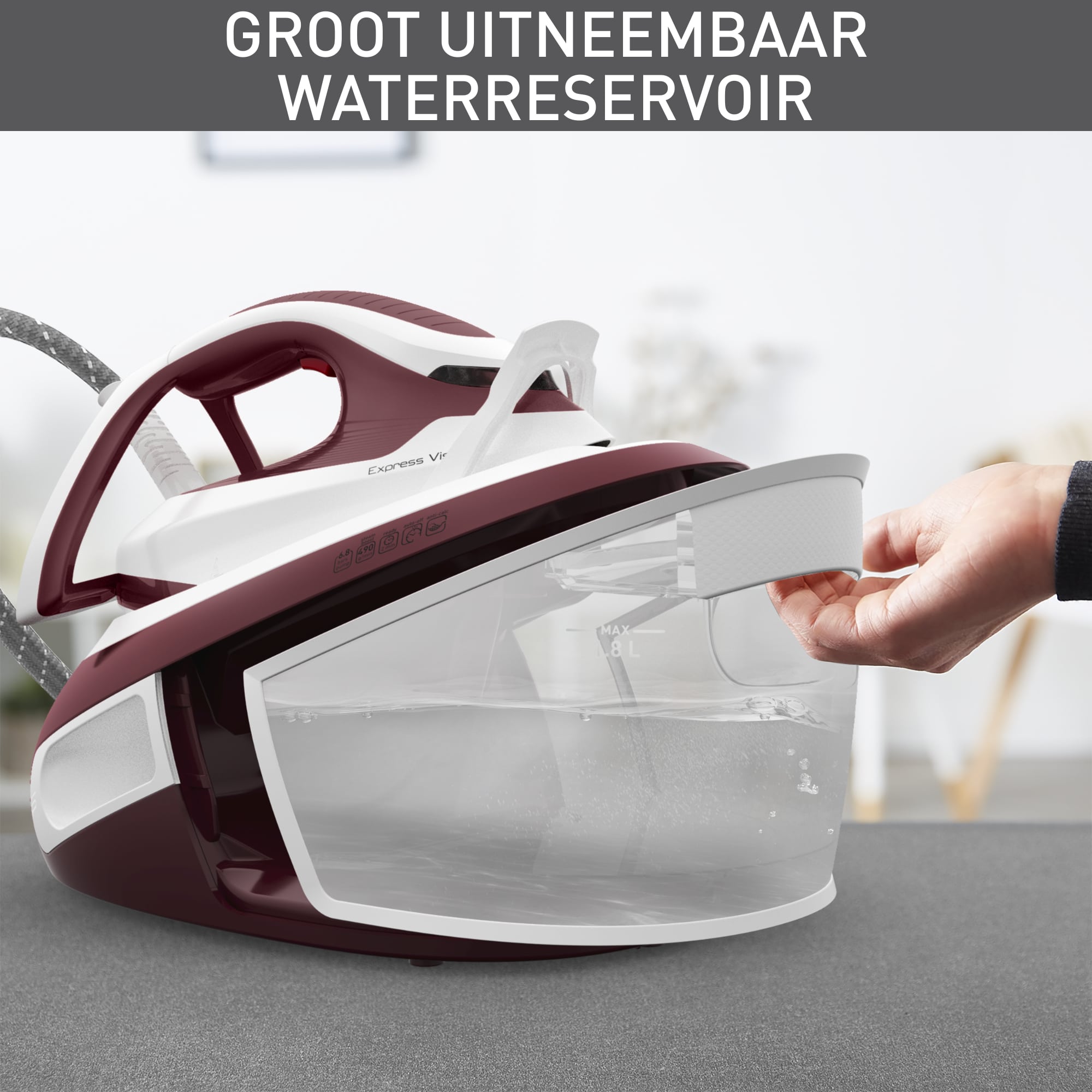 Tefal Express Vision SV8150 stoomgenerator - Afbeelding 4