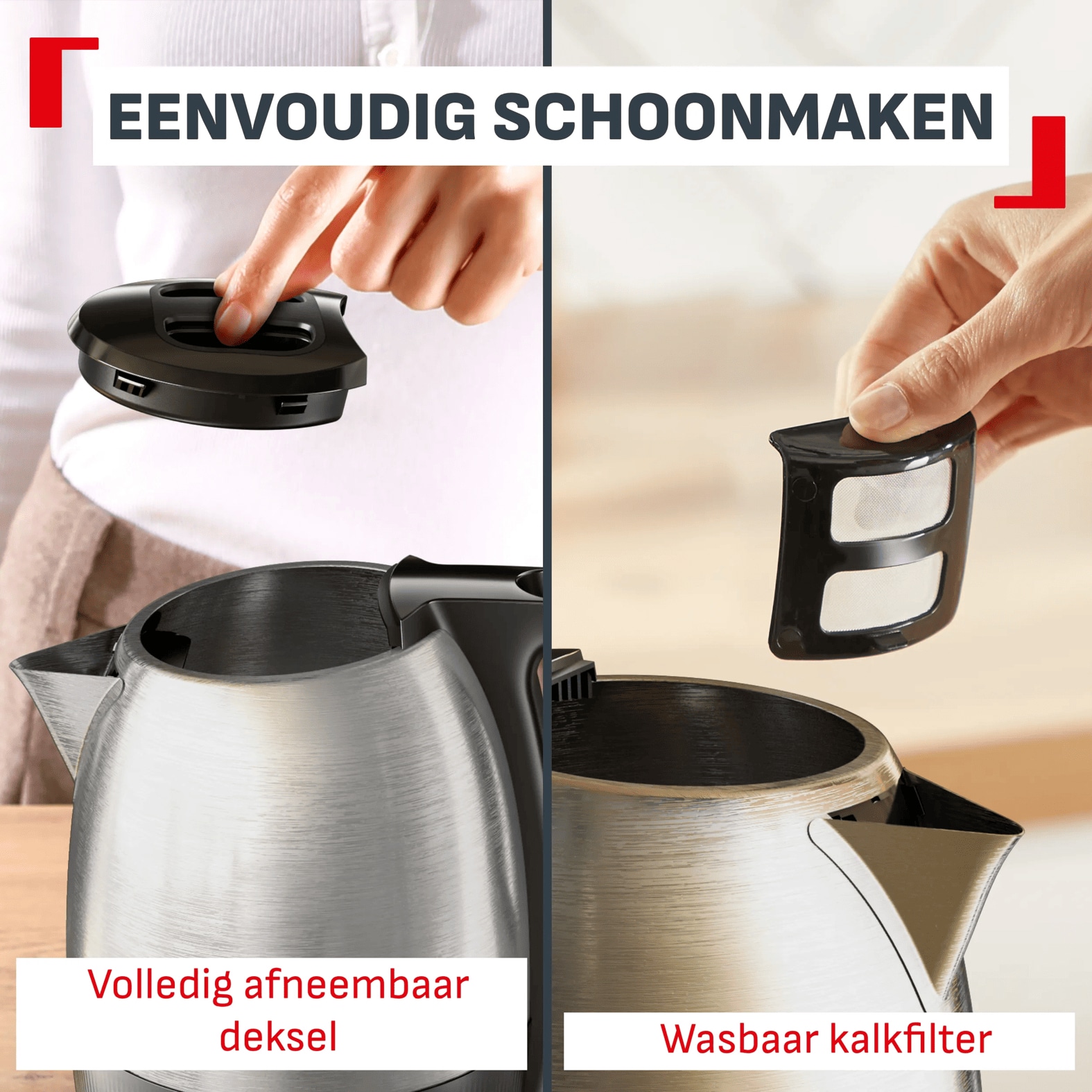Tefal Express 1,2 L waterkoker RVS - snelle opwarming - automatische uitschakeling KI1E0DE0 - Afbeelding 6