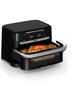 Tefal Ever Fry Dual Flex EY9278 Airfryer met flexibel tussenschot en infraroodtechnologie - 7 programma's - 9L