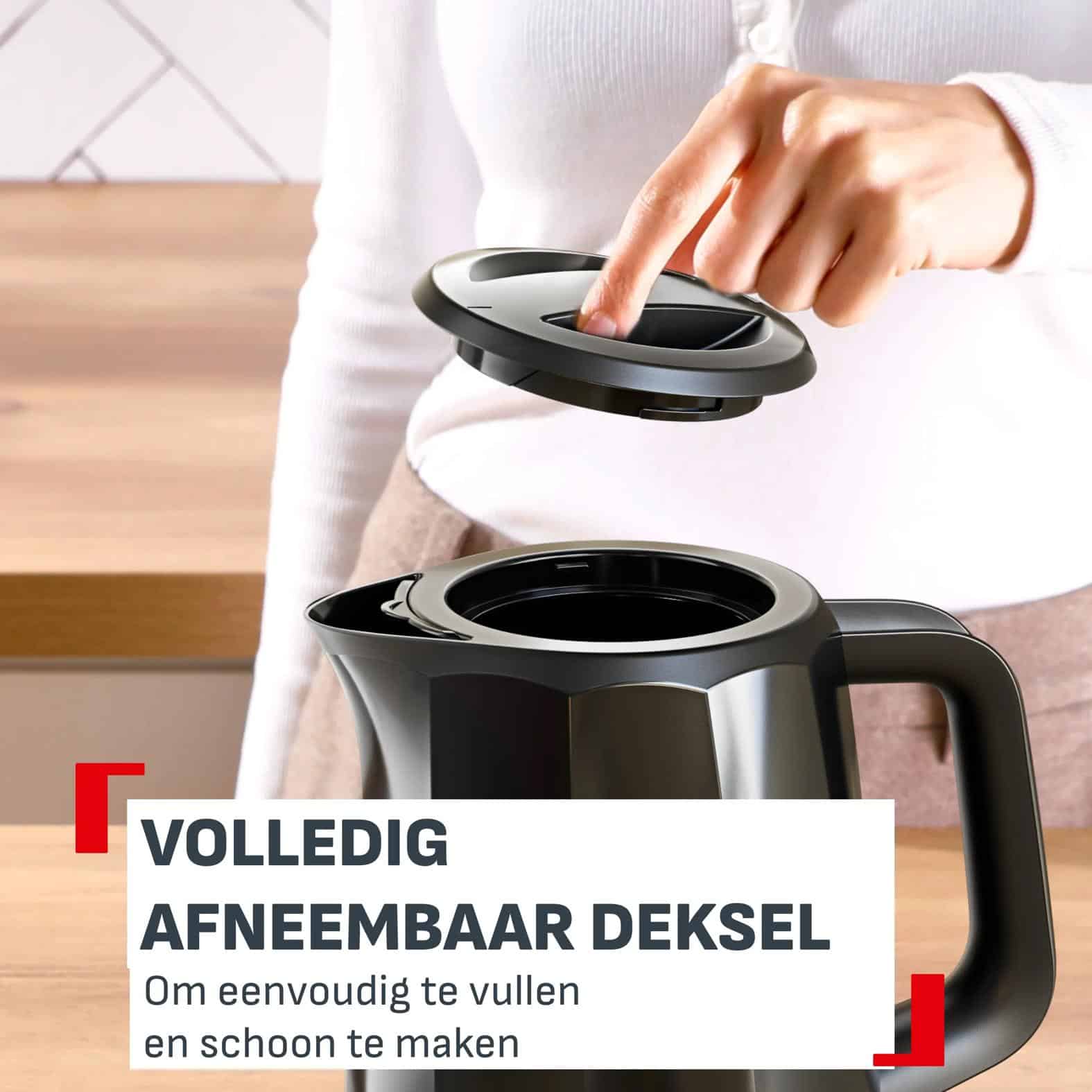 Tefal Express KO1E08 waterkoker 1,7L - snel kokend - 2400 W - automatische uitschakeling KO1E08E0 - Afbeelding 4