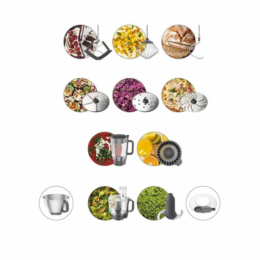 Kenwood KHC40.050BK keukenmachine 1000 W 4,3 l Zwart Ingebouwde weegschalen - Afbeelding 7