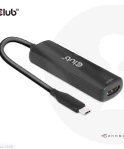 CLUB3D USB Gen2 Type-C to HDMI 8K60Hz or 4K120Hz HDR10+ with DSC1.2 with Power Delivery 3.0 Active Adapter M/F - Afbeelding 4