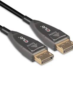 CLUB3D DisplayPort 1.4 Active Optical Cable Unidirectional 4K120Hz 8K60Hz M/M 20m/65.62ft