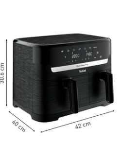 Tefal Easy Fry EY901N Dubbel 8,3 l Vrijstaand 2700 W Heteluchtfriteuse Zwart - Afbeelding 4