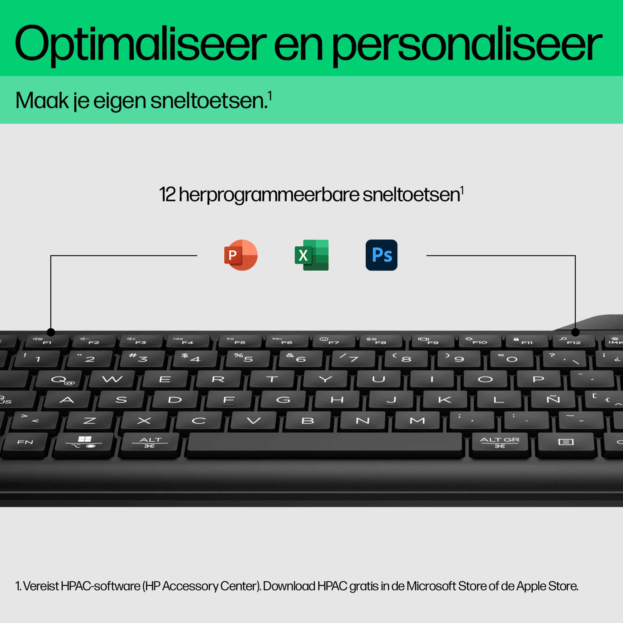 HP 475 dual-mode draadloos toetsenbord - Afbeelding 6