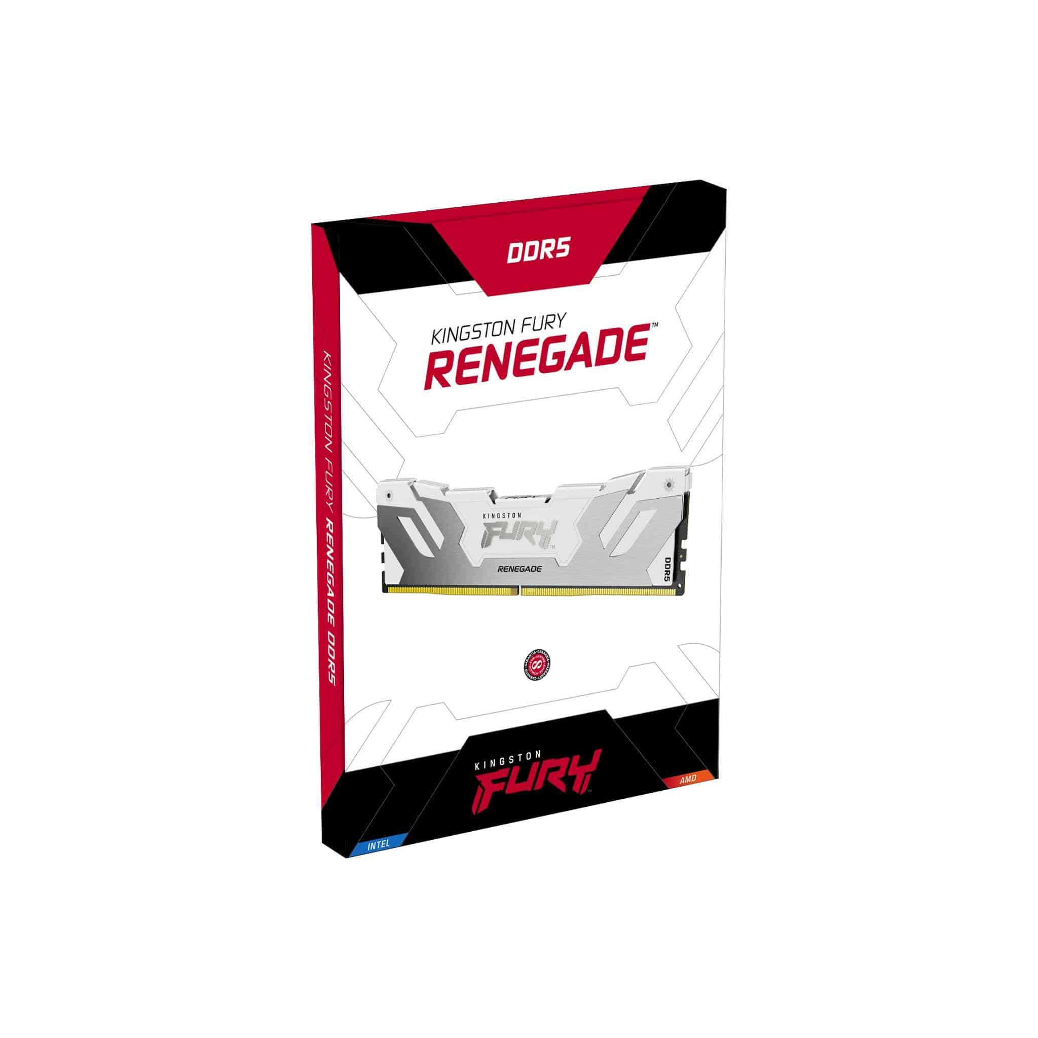 Kingston Technology FURY 32GB 6400MT/s DDR5 CL32 DIMM Renegade RGB White XMP - Afbeelding 4