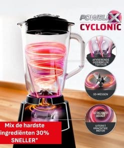 Tefal Blendforce 3 BL585B Blender - 2 snelheden en pulsfunctie - 1,25 L - kunststof kan - Afbeelding 3