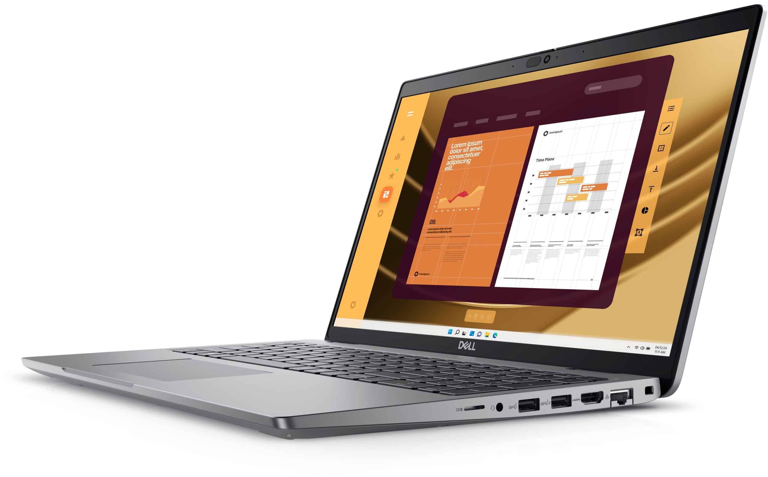 DELL Latitude 5550 Intel Core Ultra 7 155U Laptop 39,6 cm (15.6") Full HD 32 GB DDR5-SDRAM 1 TB SSD Wi-Fi 6E (802.11ax) Windows 11 Pro Grijs US International - Afbeelding 3