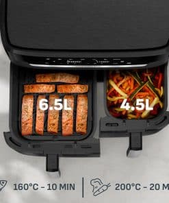 Tefal Ever Fry Dual XXL Dubbele air fryer met infraroodtechnologie - 7 programma's - 11L EY9478E0 - Afbeelding 8