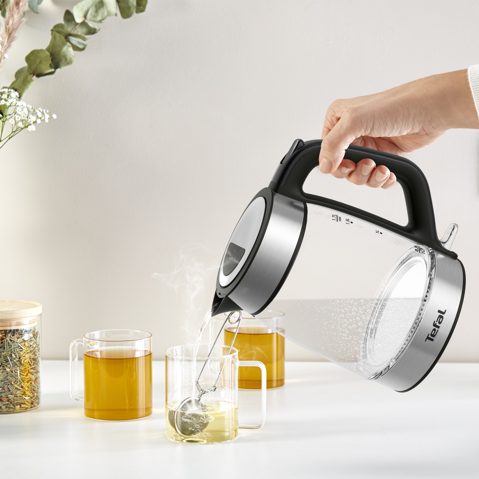 Tefal Glass Kettle KI6058 1,7L waterkoker - Afbeelding 6