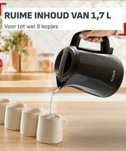 Tefal Express KO1E08 waterkoker 1,7L - snel kokend - 2400 W - automatische uitschakeling KO1E08E0 - Afbeelding 5