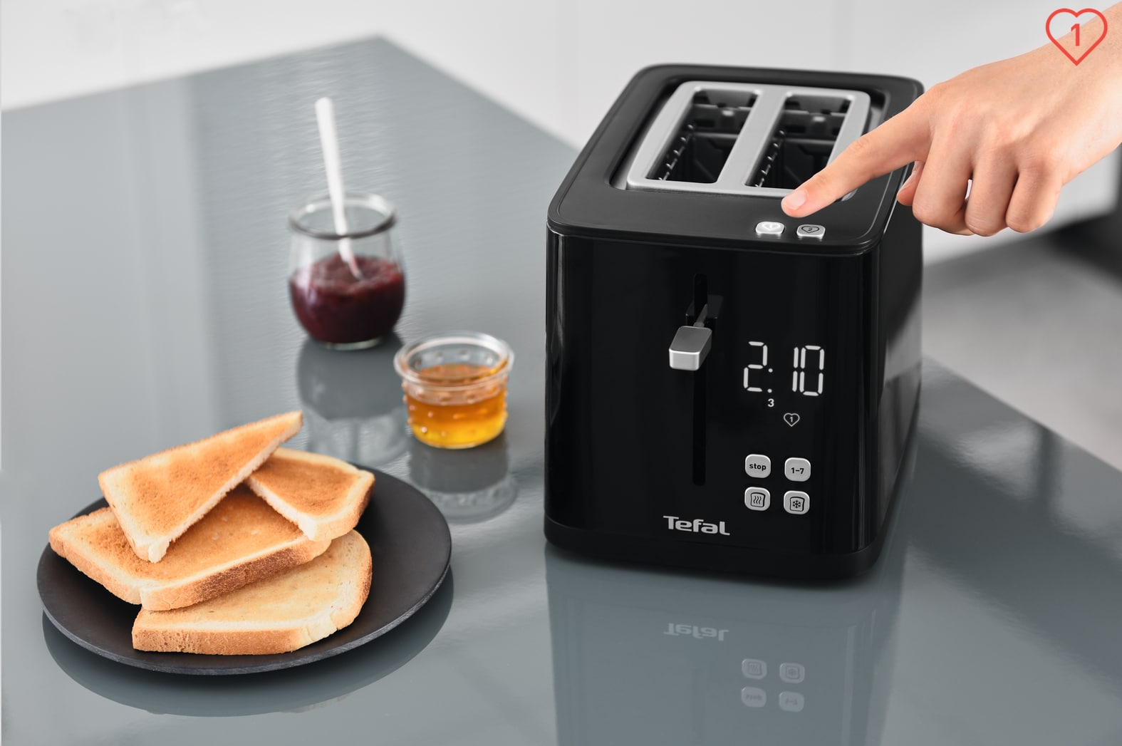 Tefal Smart'N Light TT6408 broodrooster - Afbeelding 6