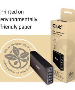 CLUB3D USB Type A and C Power Charger, 5 ports up to 111W - Afbeelding 7