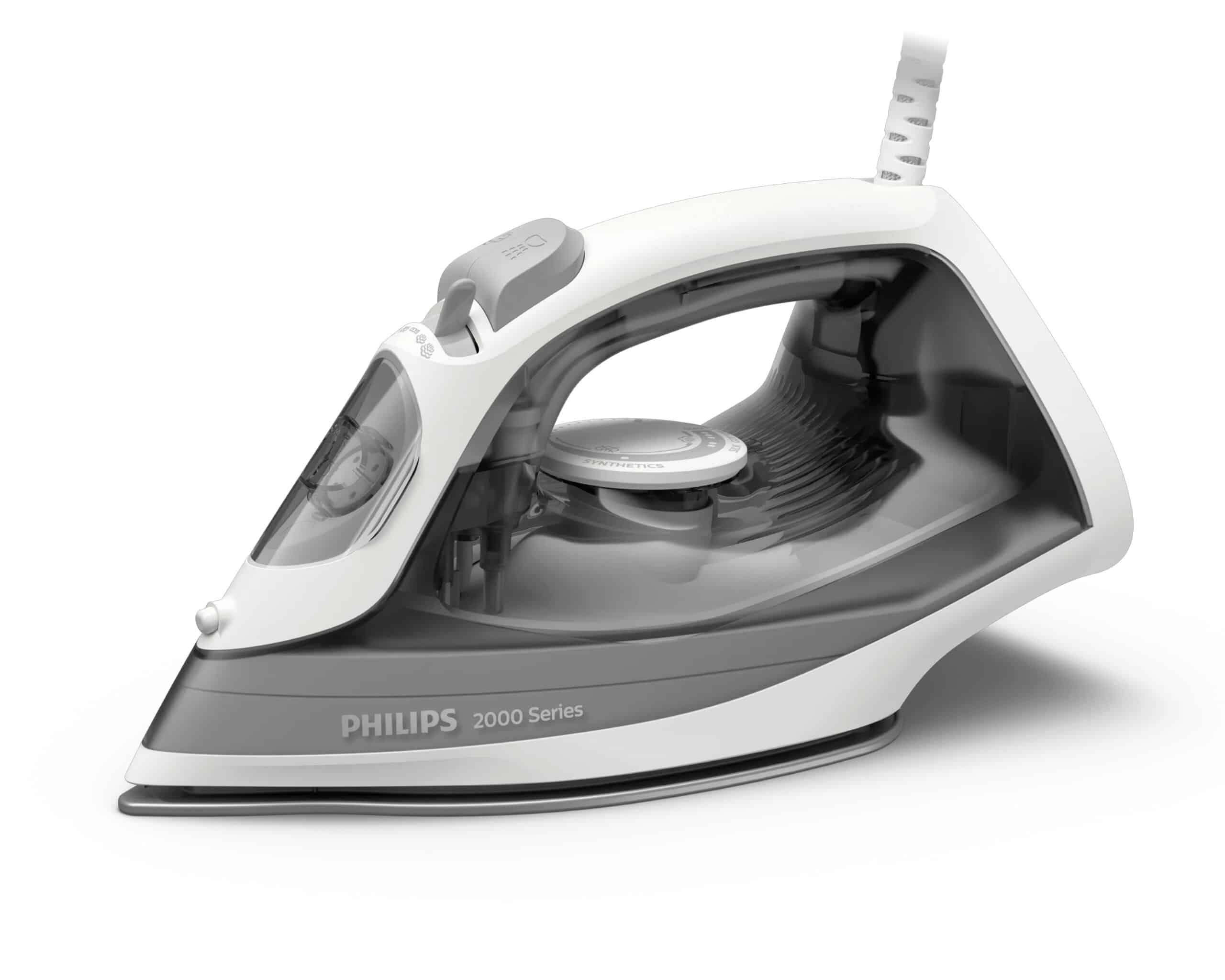 Philips 2000 series DST2020/80 strijkijzer Stoomstrijkijzer Keramische zoolplaat 2000 W Grijs