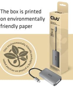 CLUB3D USB3.2 Gen1 Type-C to Dual Link DVI-D HDCP OFF version Active Adapter M/F for Apple Cinema Displays - Afbeelding 2