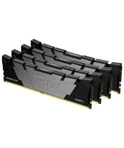 Kingston Technology FURY 64GB 3600MT/s DDR4 CL16 DIMM (set van 4) 1Gx8 Renegade Zwart