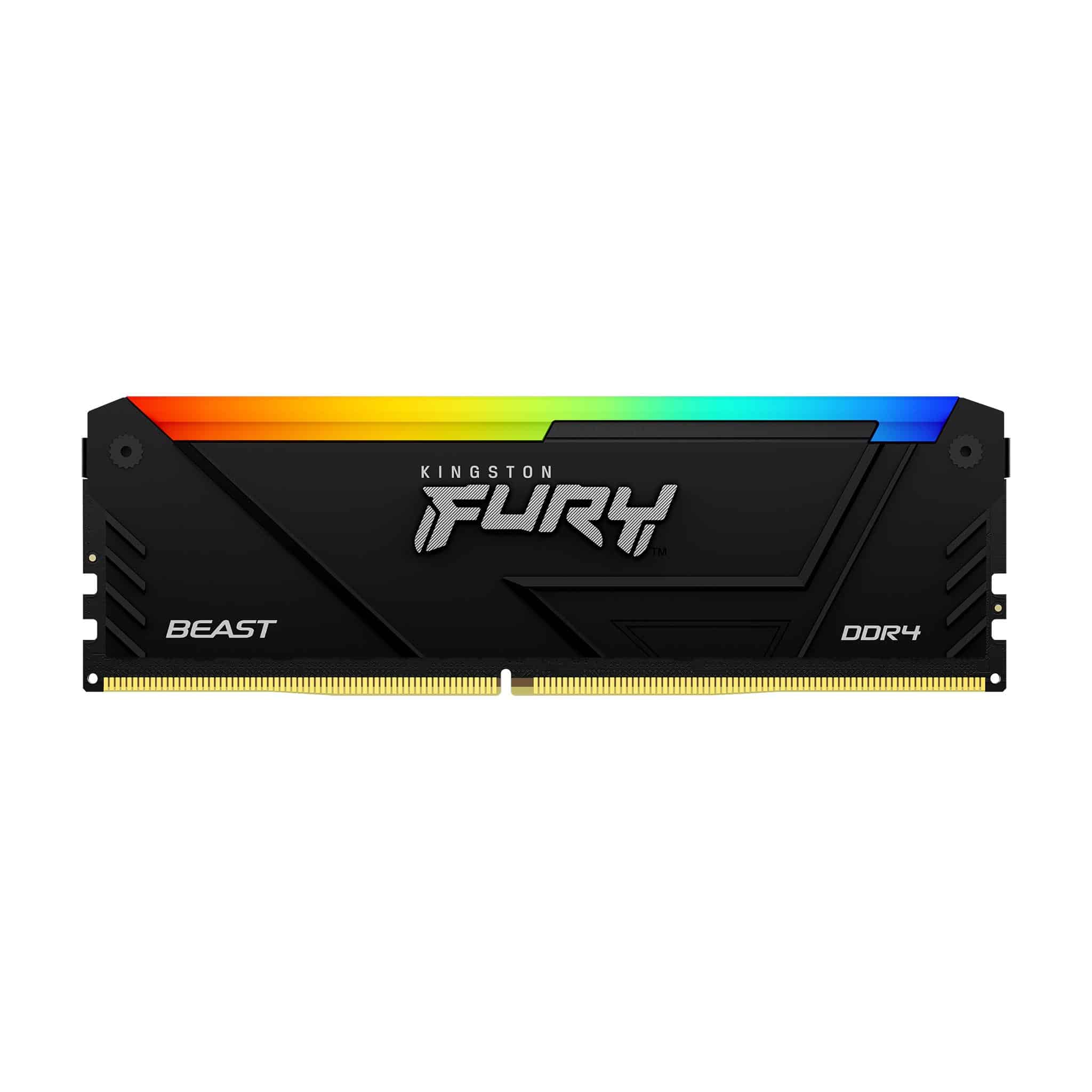 Kingston Technology FURY Beast 64GB 3200MT/s DDR4 CL16 DIMM (Sets van 2) RGB - Afbeelding 2