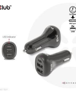 CLUB3D Notebook / Laptop Car Charger 36 Watt - Afbeelding 6