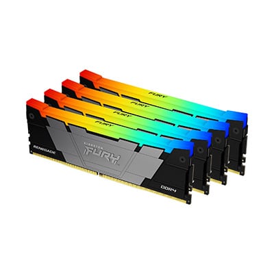 Kingston Technology FURY 32GB 3600MT/s DDR4 CL16 DIMM (set van 4) Renegade RGB