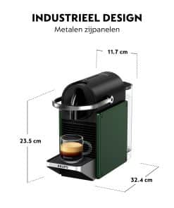 Krups Pixie XN3063 koffiemachine, donkergroen - Afbeelding 5