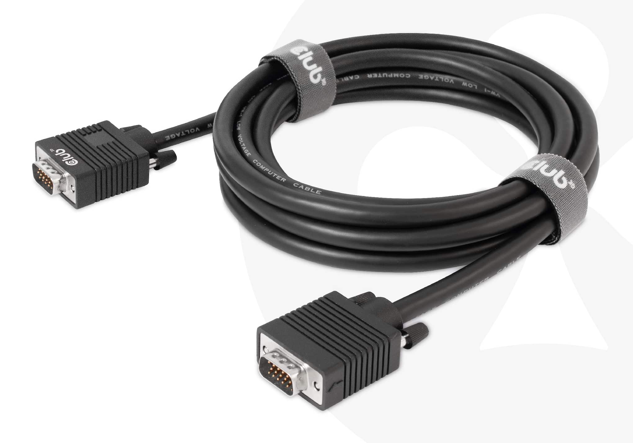 CLUB3D VGA Cable Bidirectional M/M 3m/9.84ft 28AWG