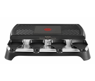 Tefal RE459812 raclette 8 persoon/personen 1350 W Zwart