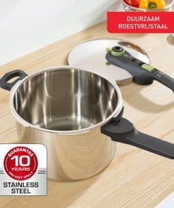 Tefal Secure Trendy Secure 5 Trendy snelkookpan 6L met stoommand - inductie - Afbeelding 7
