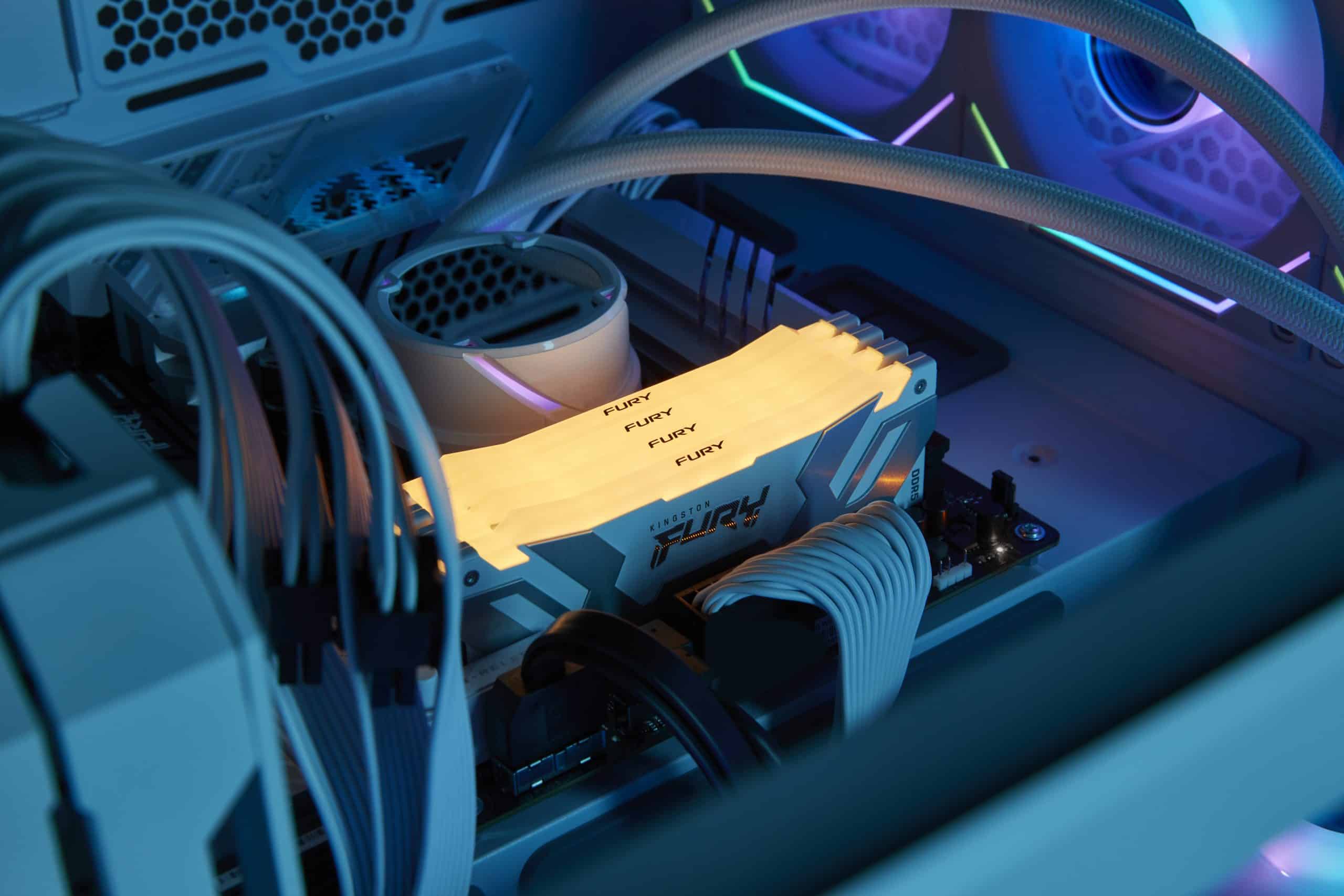 Kingston Technology FURY 32GB 6400MT/s DDR5 CL32 DIMM Renegade RGB White XMP - Afbeelding 7