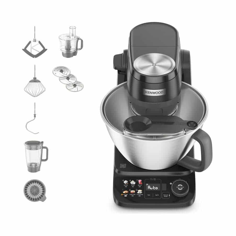Kenwood KHC40.050BK keukenmachine 1000 W 4,3 l Zwart Ingebouwde weegschalen
