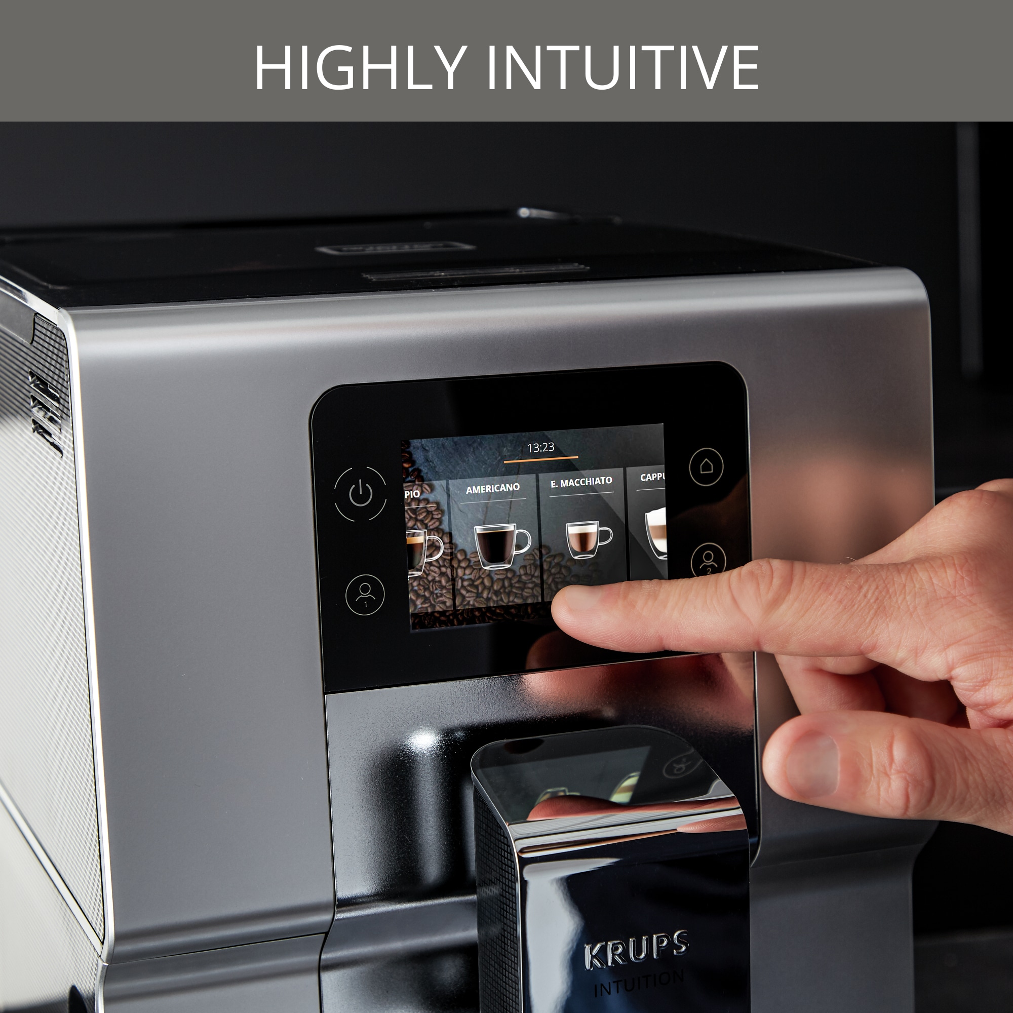 Krups Intuition Experience+ Intuition Preference+ EA875E volautomatische espressomachine - Afbeelding 3