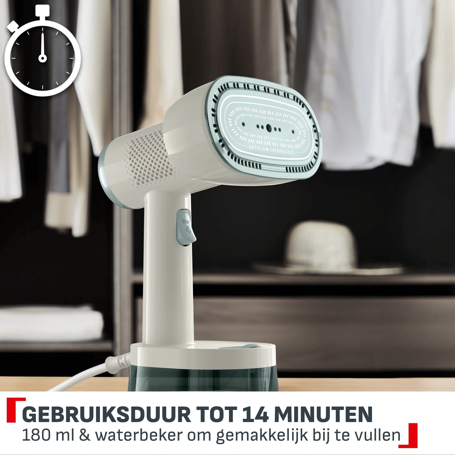 Tefal AeroSteam S DT9322 kledingstomer met zuigkracht - Afbeelding 7