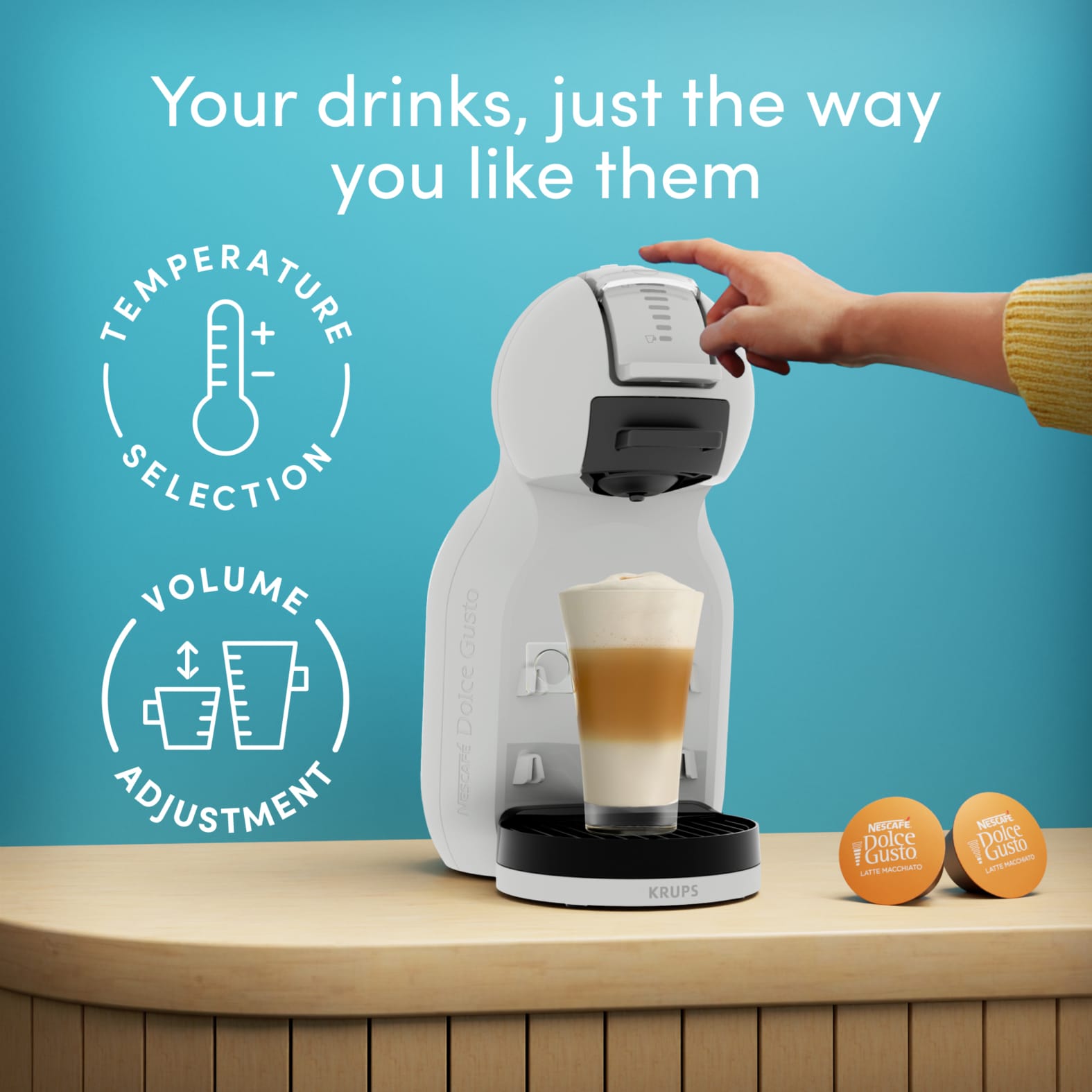 Krups NESCAFÉ Dolce Gusto Mini Me 2 KP143G koffiecupmachine - Afbeelding 4