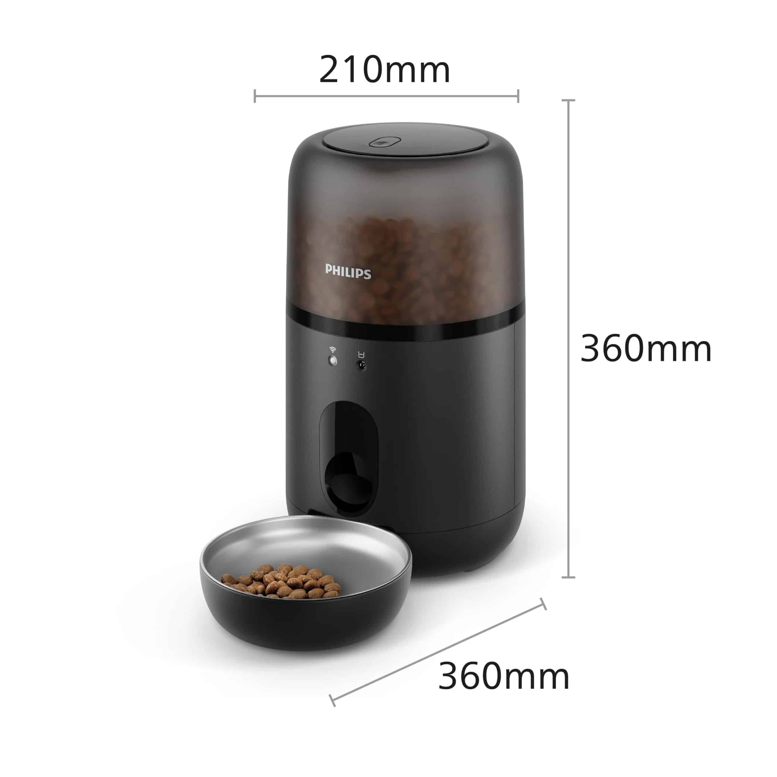 Philips 3000 series Smart Feeder 3000-serie met maaltijdplanning PET automatische voerautomaten - Afbeelding 2