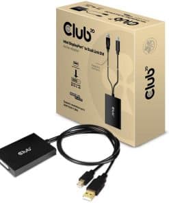 CLUB3D MiniDisplayPort 1.2a to Dual Link DVI-D Active Adapter - Afbeelding 3