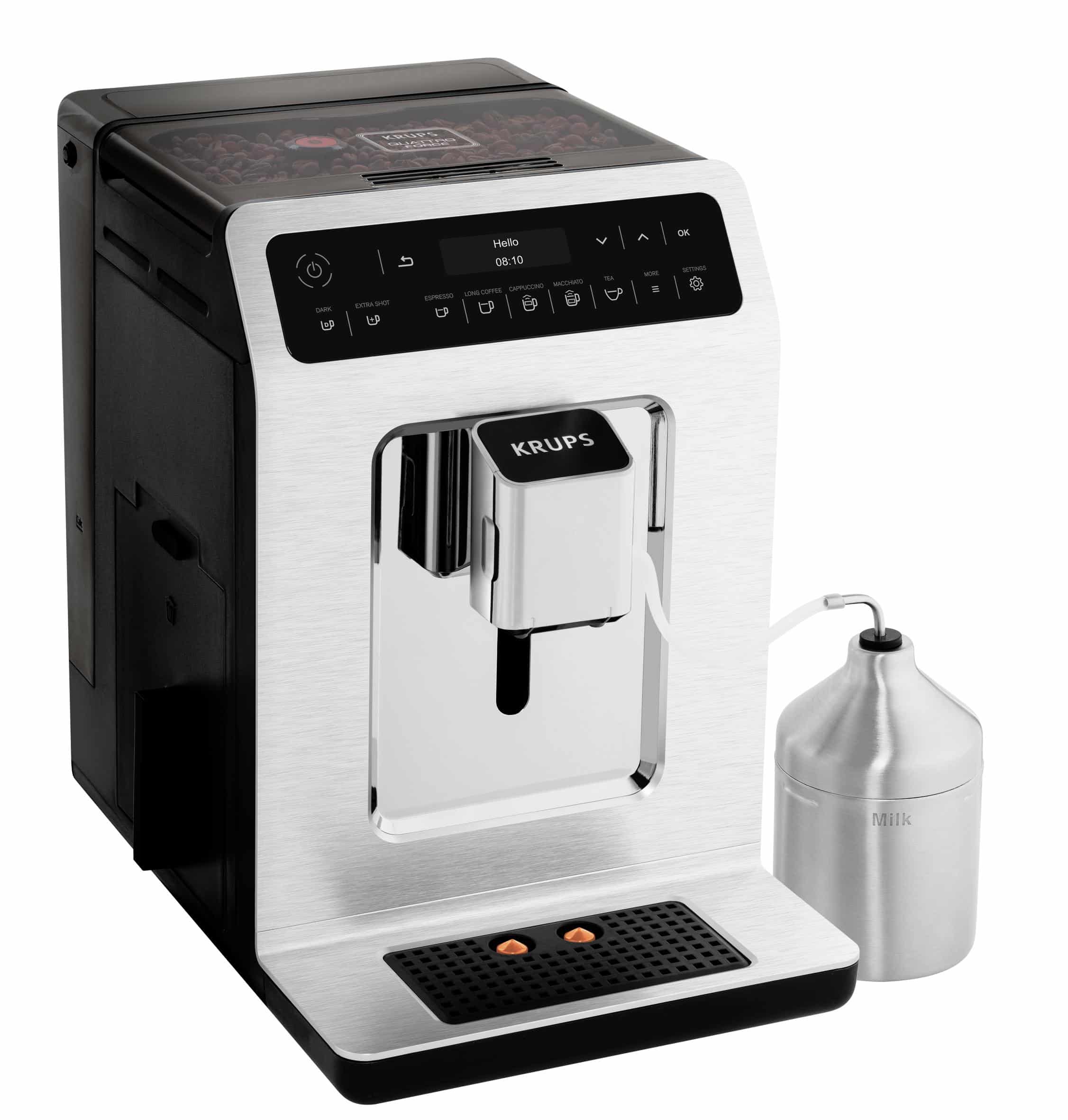 Krups Evidence volautomatische espressomachine - Chrome EA891C - Afbeelding 4