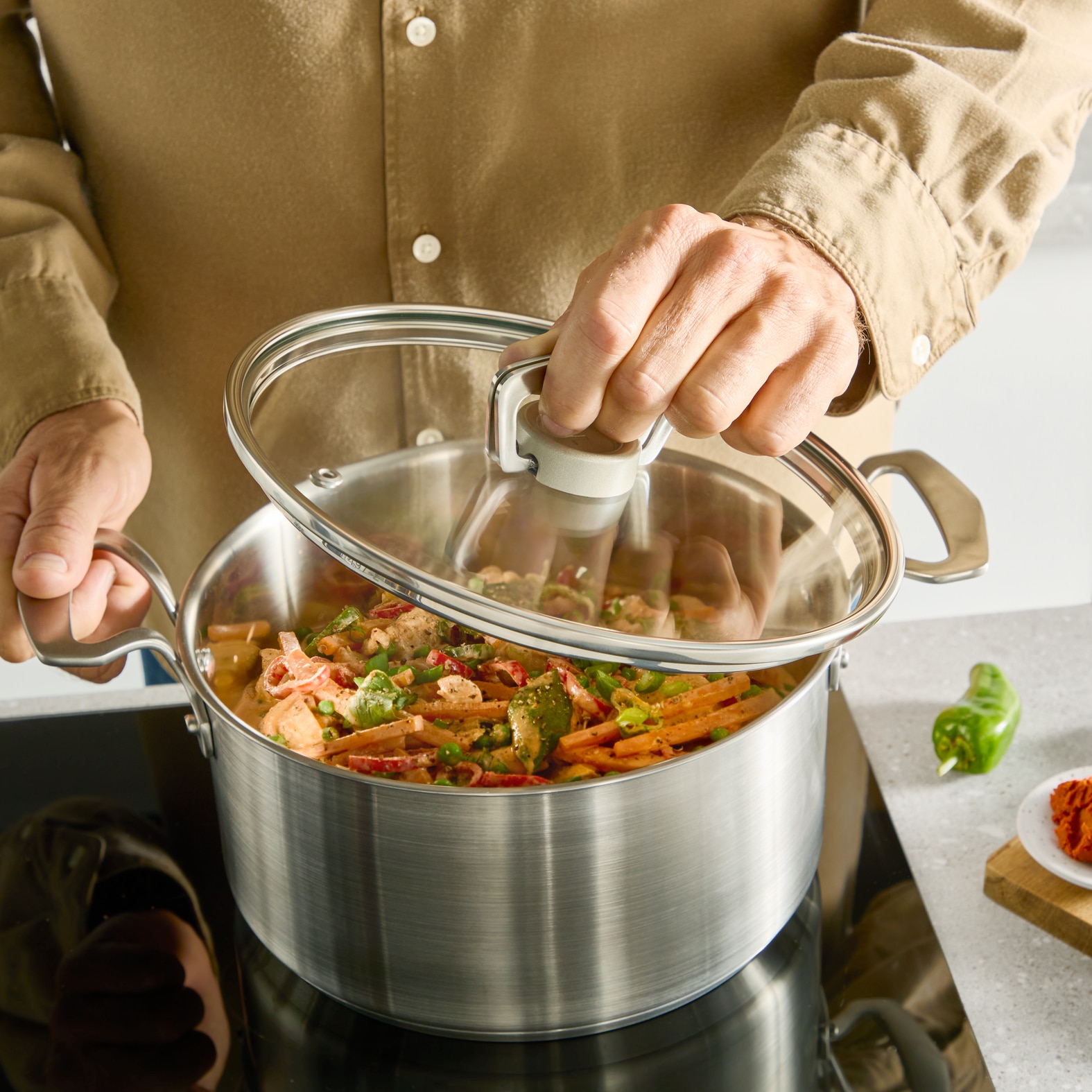 Tefal Extreme 5-delige pannenset - inductie - Afbeelding 6