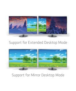 CLUB3D USB3.2 Gen2 Type-C(DP Alt-Mode) to DisplayPort Dual Monitor 4K60Hz M/F MST hub - Afbeelding 5