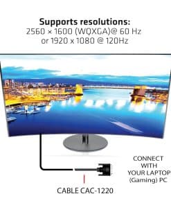 CLUB3D DVI-D Dual Link 24+1 M/M Cable 3m/9.84ft Bidirectional 28AWG - Afbeelding 5