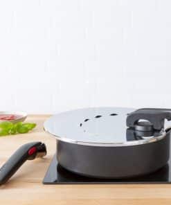 Tefal Ingenio Roestvrijstalen anti-spatdeksel L9829802 - Afbeelding 4