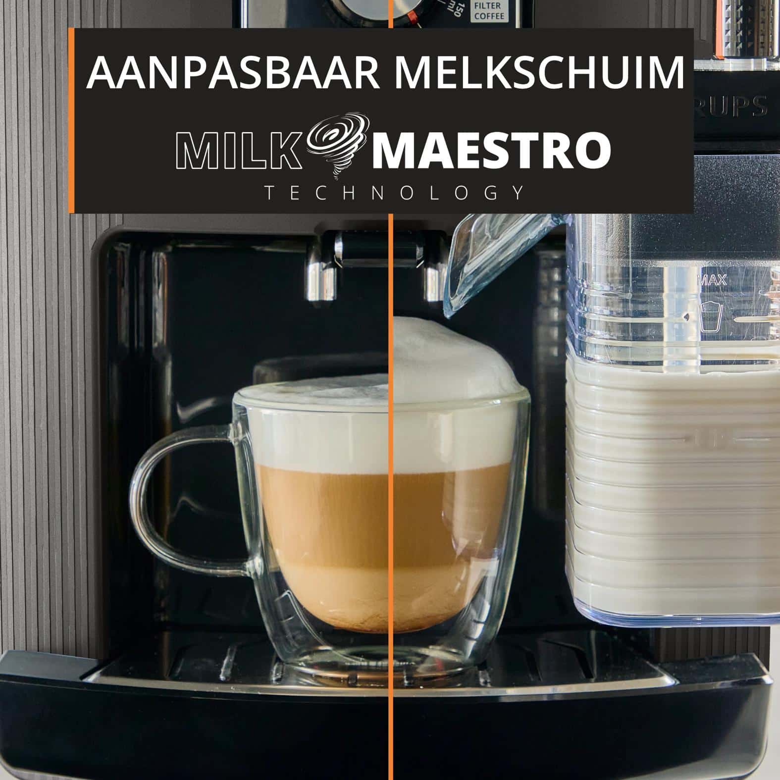 Krups Serenity Milk EA402H volautomatische koffiemachine - Afbeelding 4
