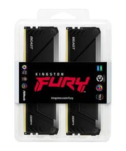 Kingston Technology FURY Beast 128GB 3600MT/s DDR4 CL18 DIMM (Sets van 4) RGB - Afbeelding 3