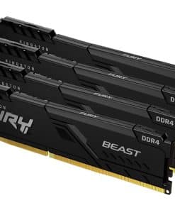 Kingston Technology FURY Beast 32GB 3600MT/s DDR4 CL17 DIMM (Kit van 4) Black