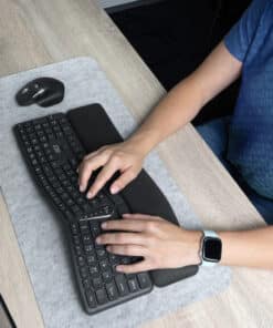 ACT Ergonomisch Bluetooth toetsenbord, multi-connect (QWERTY/US layout) - Afbeelding 2