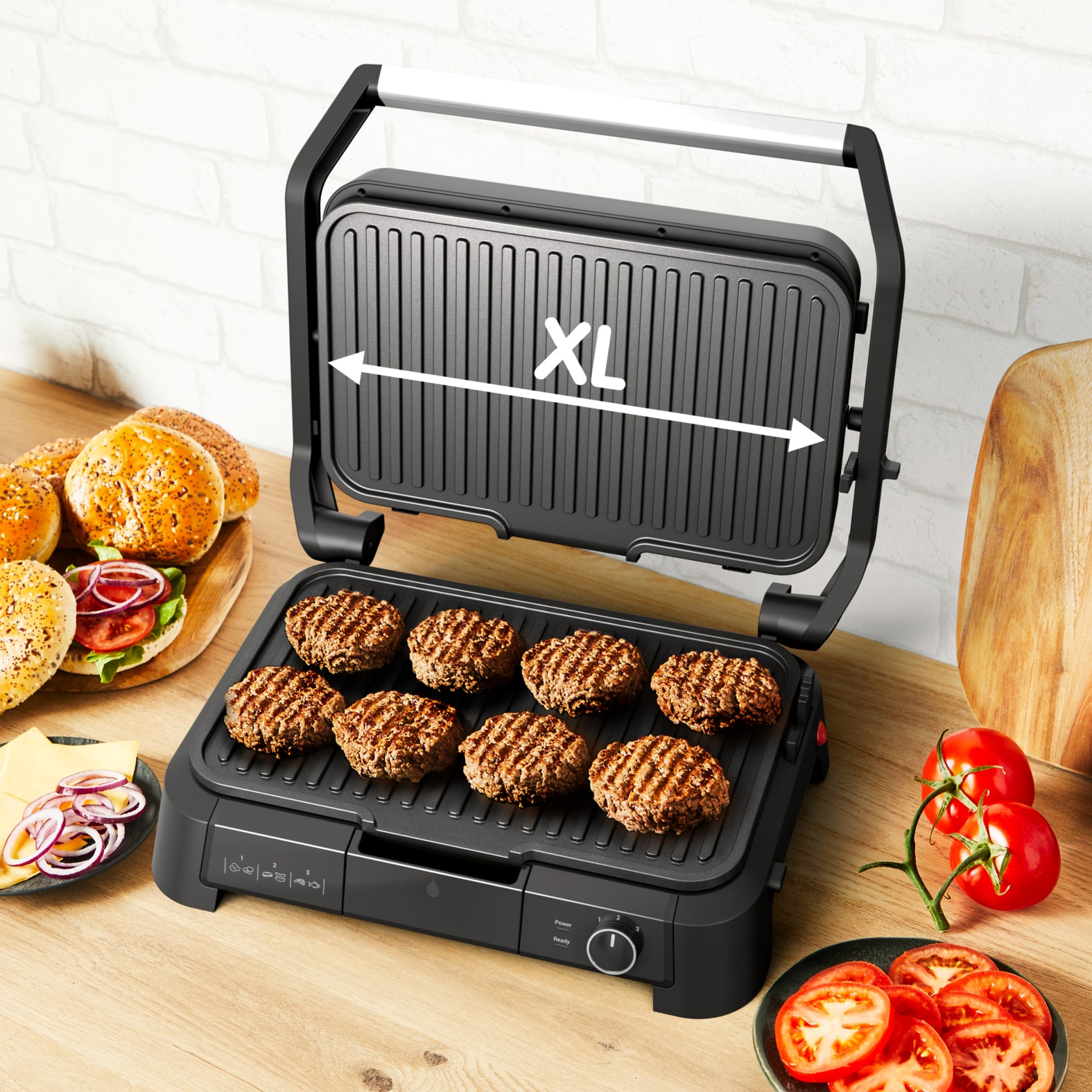 Tefal SuperGrill 3-in-1 XL SuperGrill 3-in-1 GC520D XL contactgrill, barbecue en ovenstand - Afbeelding 7
