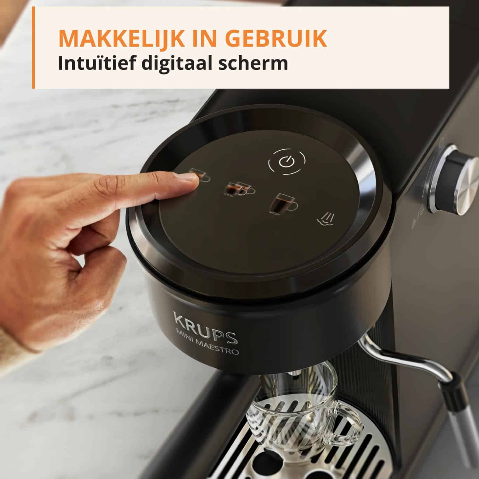 Krups Mini Maestro XP3508 Espressomachine - Pistonmachine - Afbeelding 5