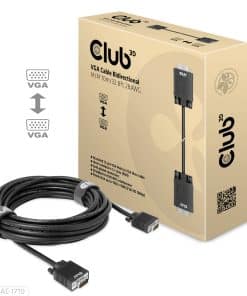 CLUB3D VGA Cable Bidirectional M/M 10m/32.8ft 28AWG - Afbeelding 2
