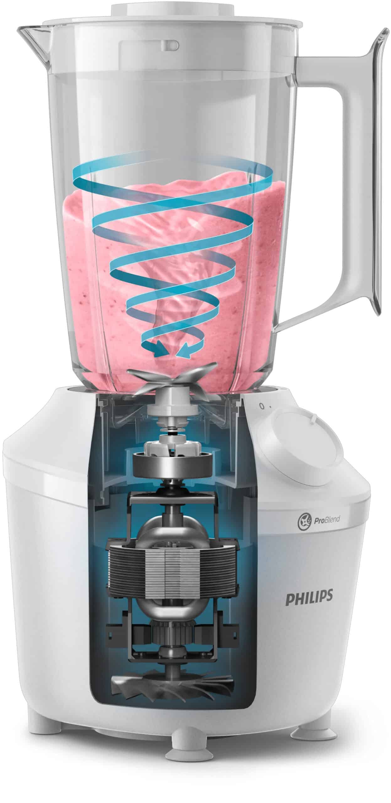 Philips 3000 series 3000 HR2041/00 Blender ProBlend-technologie, 450W, 1,9L - Afbeelding 5
