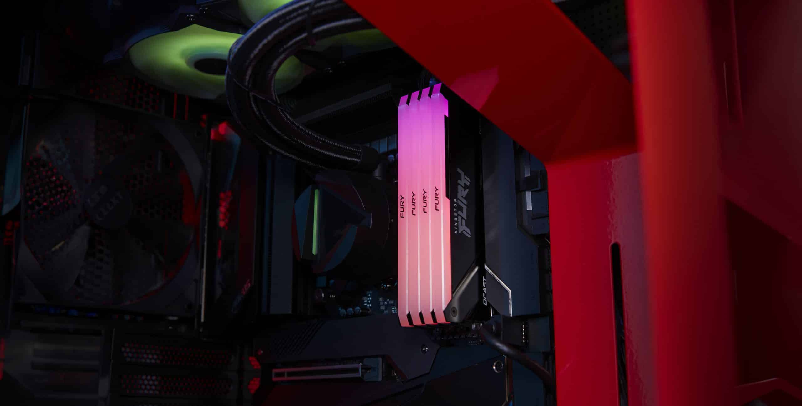 Kingston Technology FURY Beast 32GB 3600MT/s DDR4 CL18 DIMM RGB - Afbeelding 2