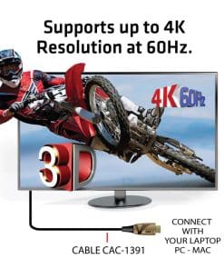 CLUB3D HDMI 2.0 Ultra HD Actieve Optical Kabel HDR 4K 60Hz M/M 50 meter - Afbeelding 5